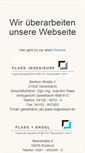 Mobile Screenshot of plass-ingenieure.de