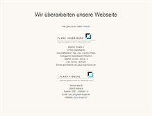 Tablet Screenshot of plass-ingenieure.de